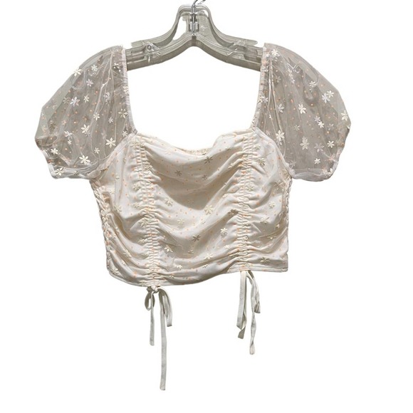 Le Lis Daisy Crop Top Size Medium - Picture 5 of 10